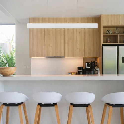 Lucide RAYA LED - Pendant light - LED Dim. - 1x36W 2700K - White - atmosphere 1